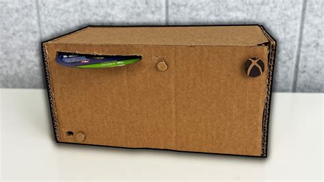 I Built A Cardboard Xbox Series X And It Works Youtube