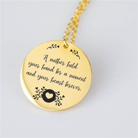 Mommy Necklace Mothers Day Quote Jewelry Ts For Her Etsy