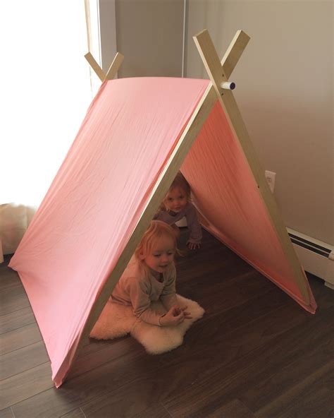 I hope you won't mind but i have linked to your tutorial on my made this for my daughter's first birthday party, kids loved it.thank you so. $16 DIY Play Tent | Diy kids tent, Diy tent, Play tent