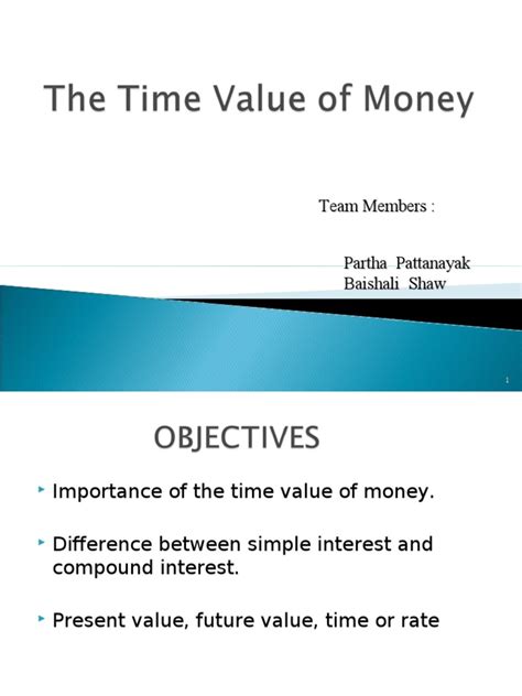 Time Value Of Money Pdf Present Value Time Value Of Money