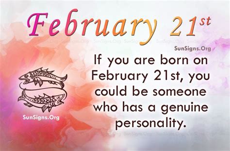 February 21 Zodiac Horoscope Birthday Personality February Zodiac