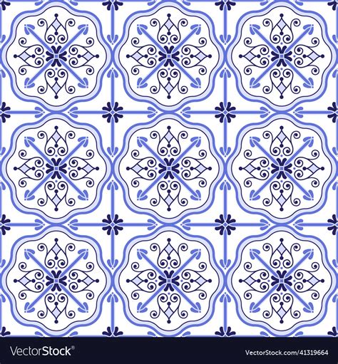 Tile Pattern Seamless Royalty Free Vector Image