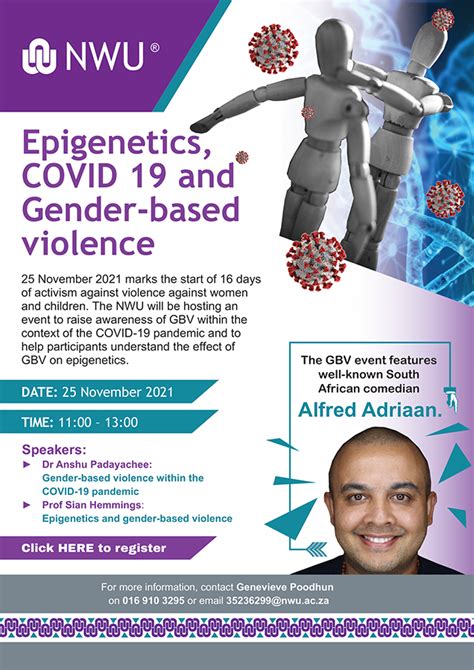 Epigenetics Covid 19 And Gender Based Violence Nwu North West