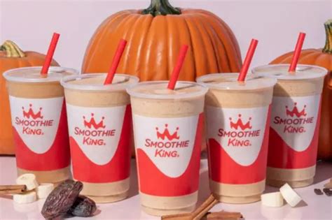 Smoothie King Specials And Promo Codes Pumpkin Menu