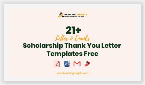 21 Scholarship Thank You Letter Templates Free
