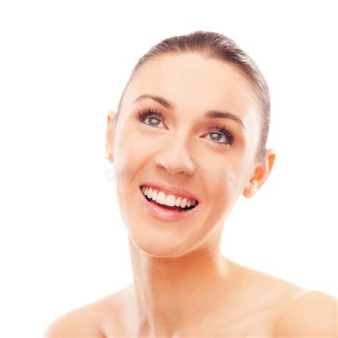 Attractive Woman With Perfect Skin Stock Image Image Of Clear