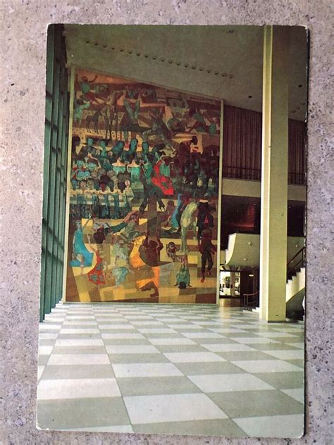 United Nations Mural War And Peace New York Vintage Postcardunposted