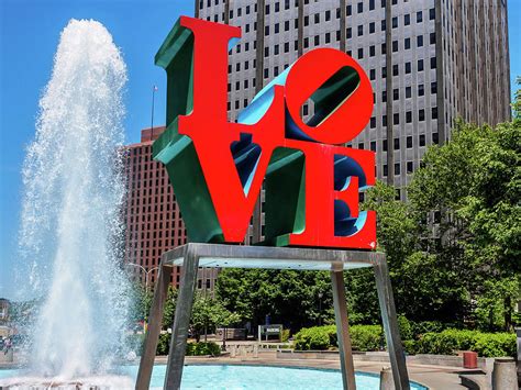 Love Park Philadelphia Photograph By Louis Dallara Pixels