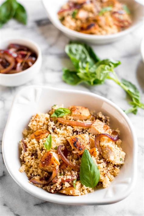 The couscous that most of us pick up at the local grocery store is actually instant couscous, which is couscous that has already been steamed and dried for us. Chicken and Couscous with Sun-Dried Tomatoes | Ahead of Thyme