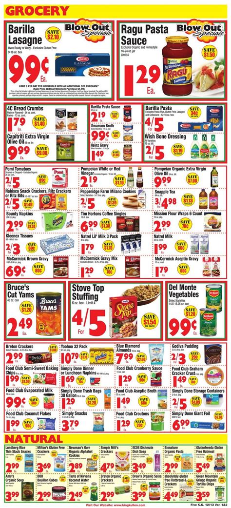 King Kullen Christmas Ad 2019 Current Weekly Ad 1213 12192019 5