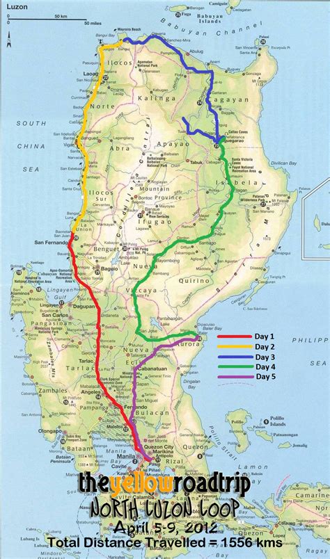 The Yellow Roadtrip North Luzon Loop Check