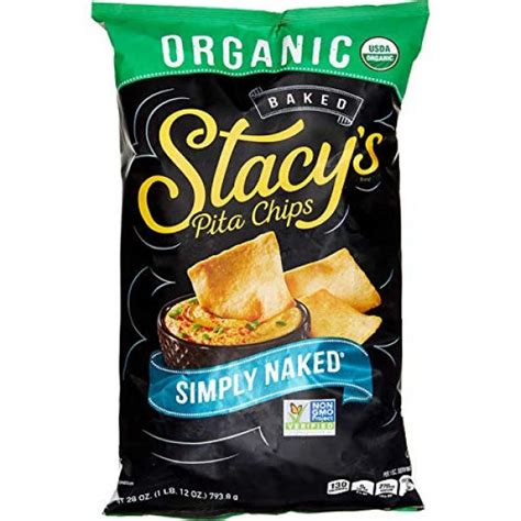 Stacy S Organic Twice Baked Simply Naked Pita Chips