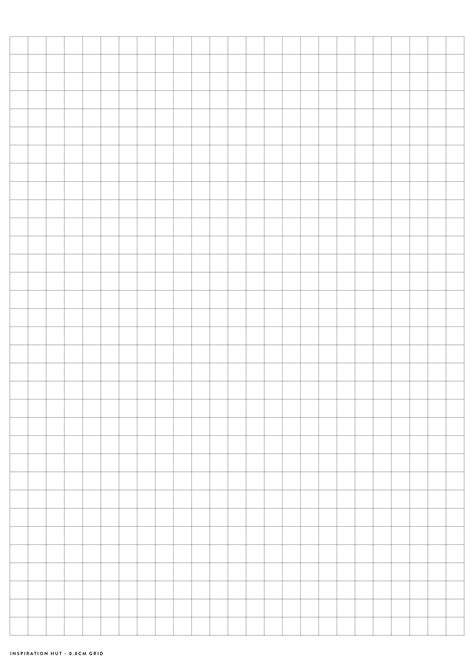 Printable Graph Grid Paper PDF Templates Inspiration Hut