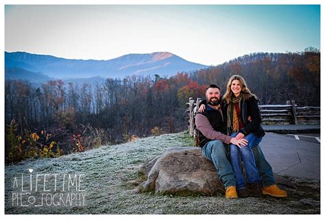 Secret Photographer Sunrise Proposal Gatlinburg By Pass Overlook Smoky