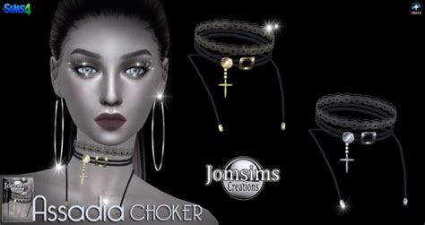 Assadia Choker At Jomsims Creations Sims 4 Updates