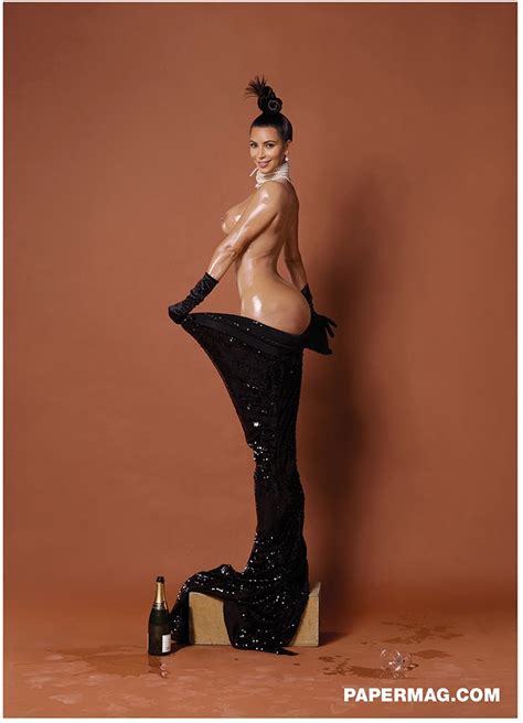 Mulher De Kanye West Kim Kardashian Posa Nua Para Revista