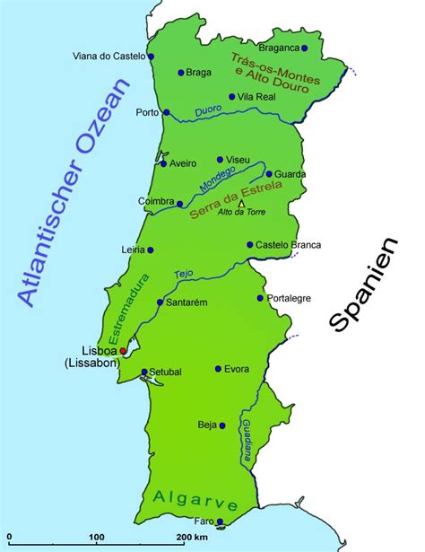 Die portugal karte ermöglicht eine zielgerichtete planung des nächsten ferienhaus urlaubs. Portugal: Landkarte | Länder | Portugal | Goruma