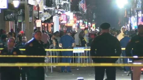 New Orleans Shooting On Bourbon Street Leaves 5 People Wounded Police