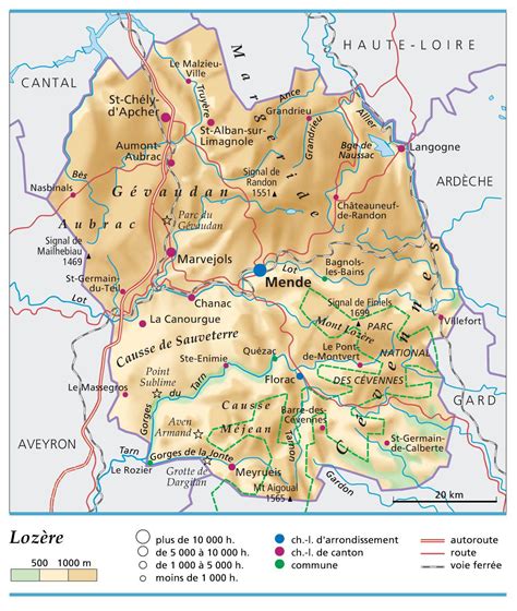 En partenariat avec booking, nous vous proposons un large éventail d'hébergements (hôtels, gîtes, b&b, campings. Carte de la Lozère - Lozère carte du département 48 ...