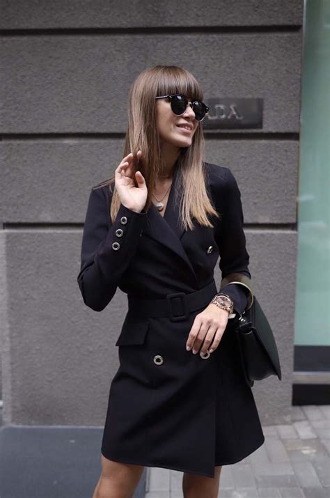 Платье-пиджак чёрного цвета - купить в интернет-магазине дизайнерской ...