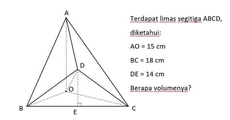 Contoh Soal Limas Segitiga Riset