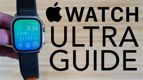 Apple Watch Ultra Complete Beginners Guide Youtube