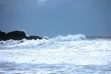 Wallpaper Sea Shore Beach Coast Horizon Surfing Cloud Weather