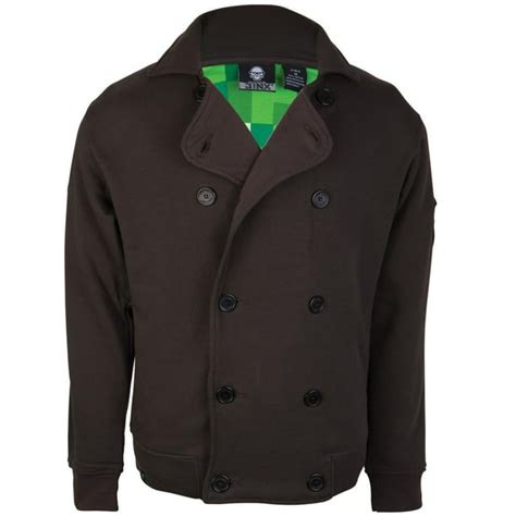 Minecraft Logo Pea Coat