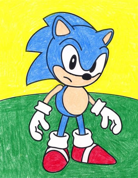 How To Draw A Sonic