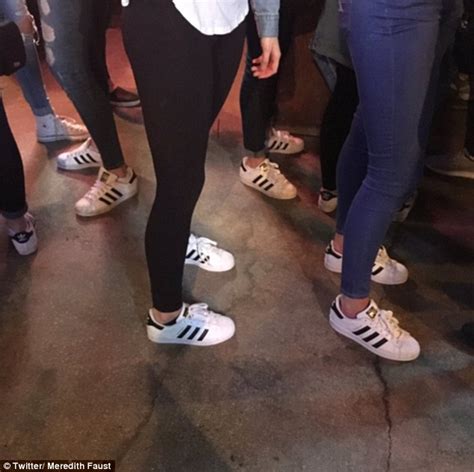Twitter Users Spot Everyone Wearing The Adidas Superstar Daily Mail