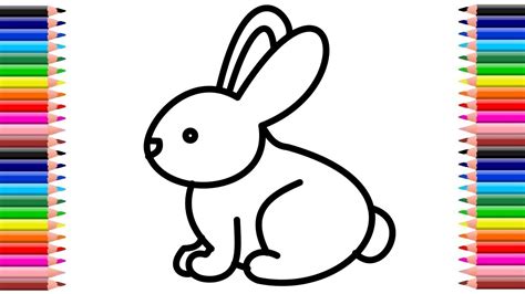 Conejo Dibujo Como Dibujar Un Conejo Para Niños Cómo Hacer Dibujos