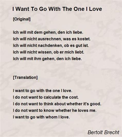 German Love Poems