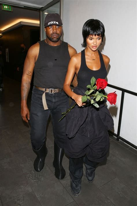 Kanye West Enjoys A Romantic Dinner With His New Girlfriend Juliana Nalu In Beverly Hills