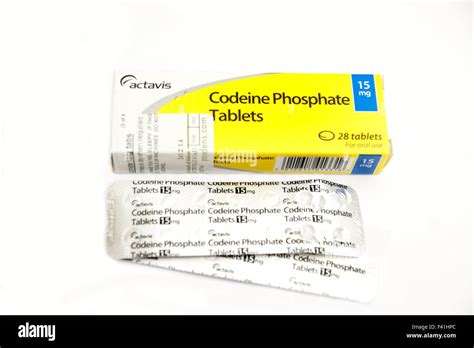 Tabletas De Fosfato De Codeína Pertenece A Un Grupo De Medicamentos