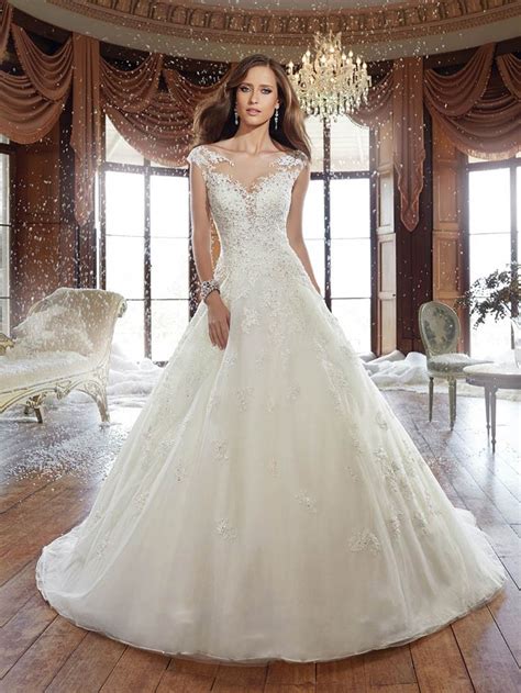 Illusion Neckline Wedding Dress 2015 Vestidos De Noiva First Choice For