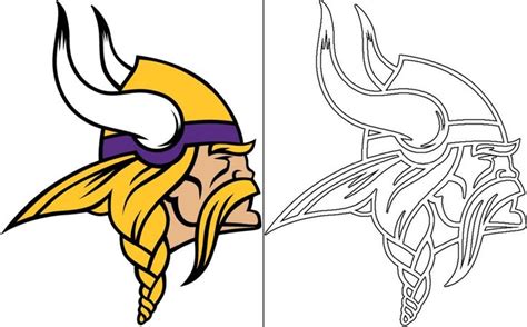 Amazon is an american company, one of the technology big four, which was organized by jeff bezos in 1994 as cadabra. Vikings logo coloring page | Minnesota vikings logo ...