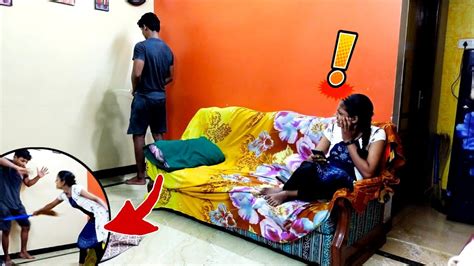 Peeing On Wall Prank Her Epic Reaction Brother Sister Prank Youtube