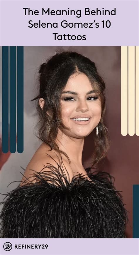 Express your admiration and love for the star. Selena Gomez Has The Best Tattoo Collection — & No One ...