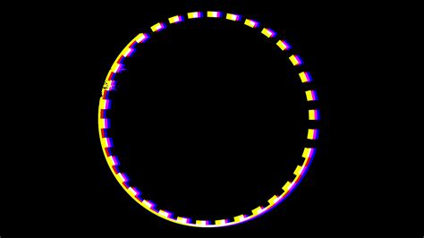 Big Glitch Circle Pack - 43 Animated Overlay Circles