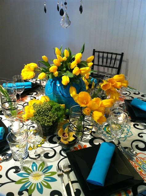 Ideas How To Use Turquoise And Yellow For Your Wedding Décor And Colour