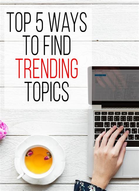How To Find Trending Topics Learn Top 5 Methods Marketing Websites