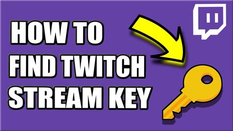 How To Find Your Twitch Stream Key To Use With Obs Easy Method2019