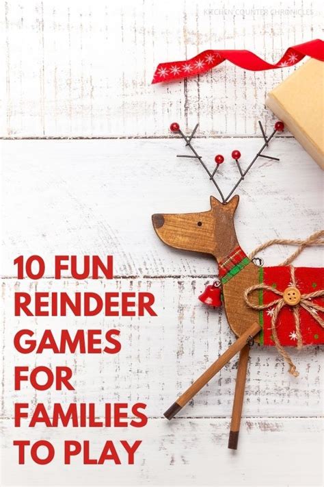 10 Festive And Fun Christmas Reindeer Games To Play