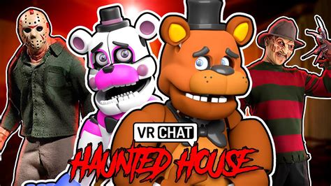 Freddy And Funtime Freddy Enter Haunted House In Vrchat Roommates