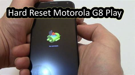 How To Hard Reset Factory Reset Motorola Moto G Play Mobile Youtube