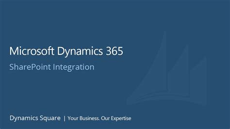Microsoft Dynamics 365 Integration With Online Sharepoint Youtube