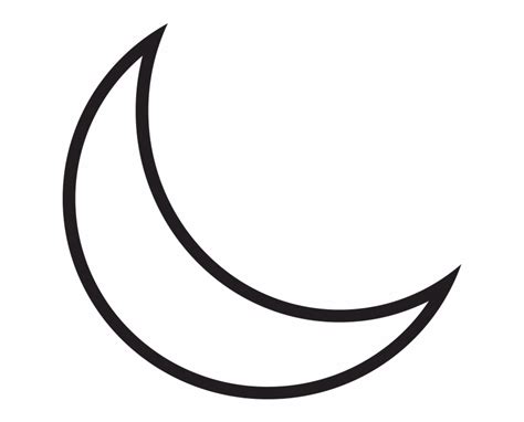 Crescent Moon Drawing Pic Drawing Skill