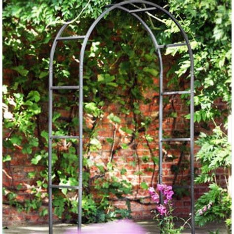 This beautiful design can play the role of a support for metal arcs can be put in a row close to each other and secure. Classic Metal Garden Arch - The Garden Factory