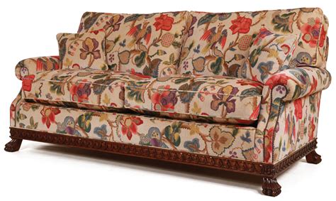 Dartington Sofa In A Floral Print Velvet Fabric Sofas In Stock From