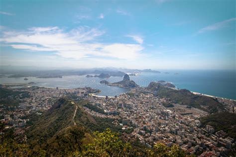 Aerial View Of Rio De Janeiro And Sugar Loaf Mountain Rio De Janeiro